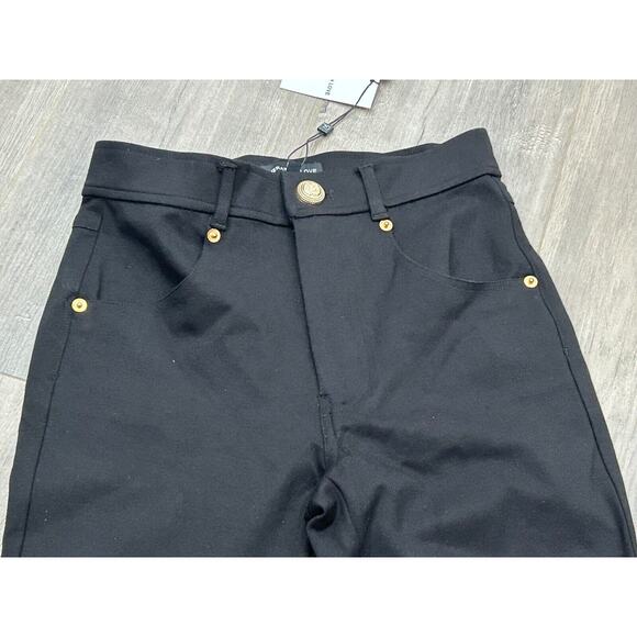 NWT Generation Love Black Dylan Ponte Skinny Ankle Pants Zipper Detail Size 00 - Picture 5 of 14